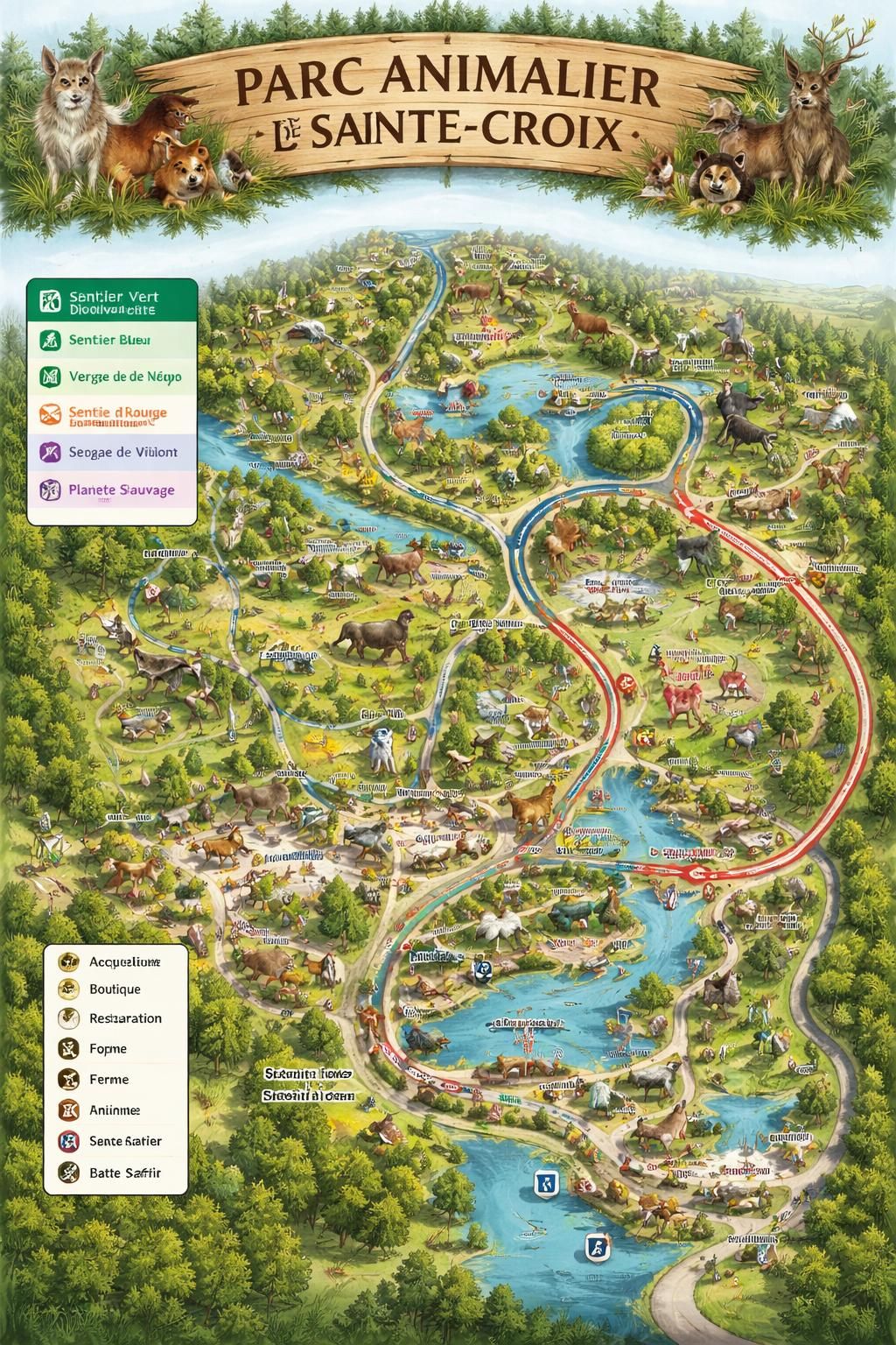 réservez vos billets en ligne pour le parc animalier de sainte-croix et vivez une aventure sauvage inoubliable au cœur de la nature.