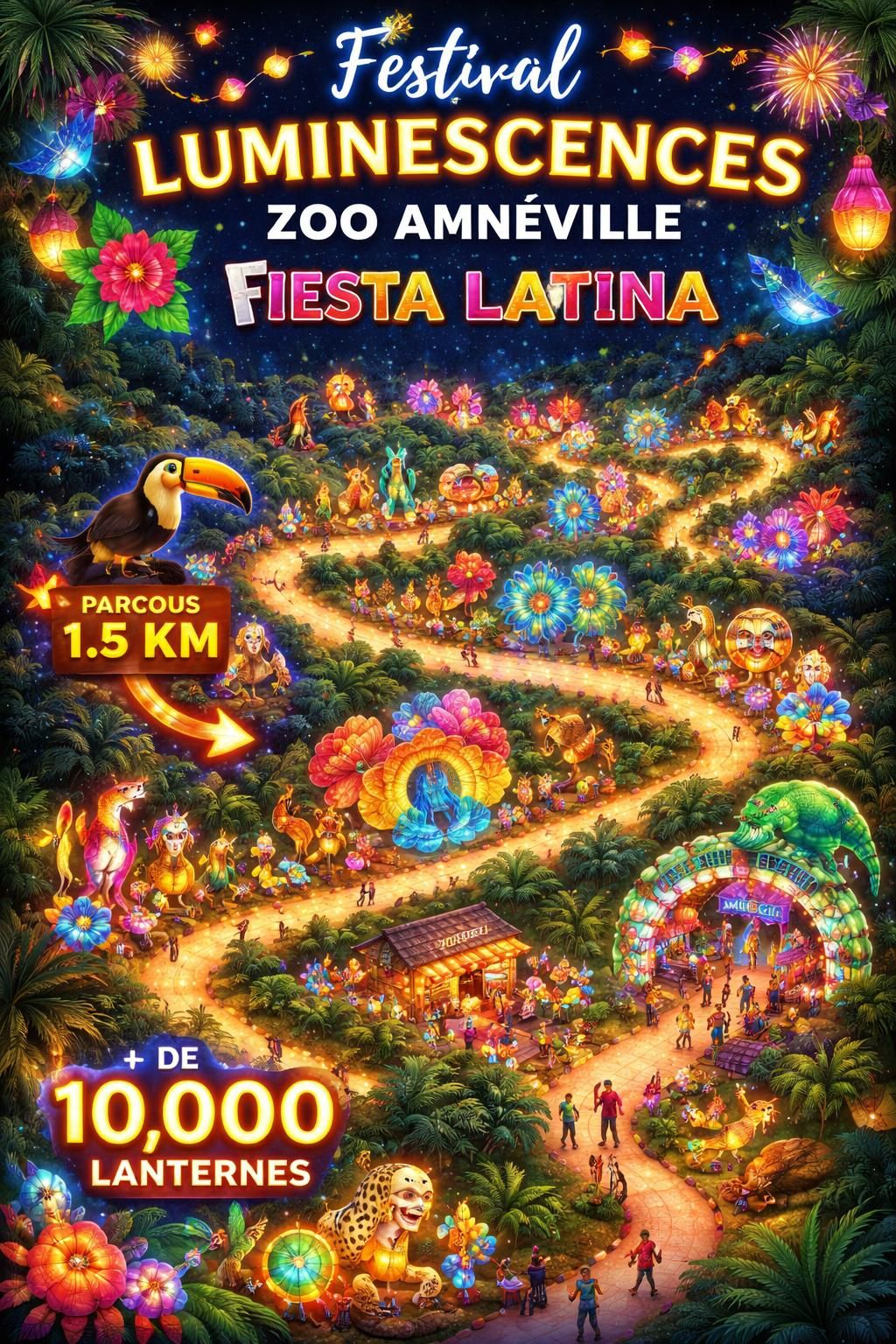 découvrez le festival luminescences au zoo d’amnéville, une expérience magique mêlant animations lumineuses et immersion dans la nature pour toute la famille.